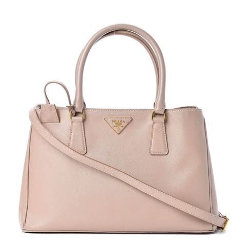 prada saffiano medium galleria double zip tote cammeo|Medium Saffiano Leather Double Prada Bag.